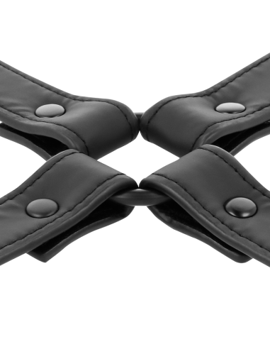 FETISH SUBMISSIVE - VEGAN LEATHER HANDCUFF UNION