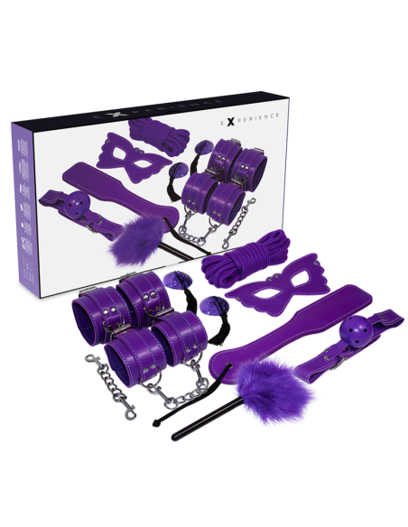 EXPERIENCE – BDSM FETIŠO RINKINYS VIOLETINĖ SERIJA