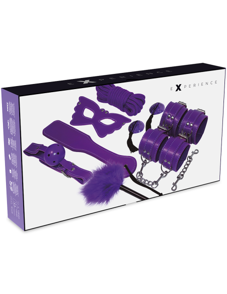 EXPERIENCE – BDSM FETIŠO RINKINYS VIOLETINĖ SERIJA