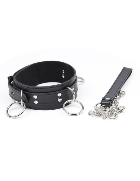OHMAMA FETISH - SUBMISSION NECKLACE WITH 3 RINGS