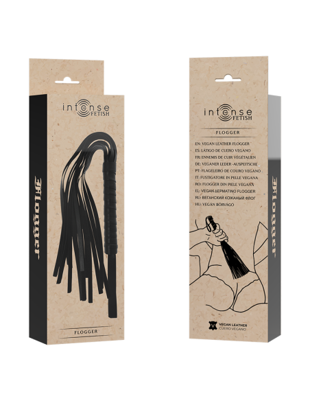 INTENSE - FETISH VEGAN LEATHER FLOGGER