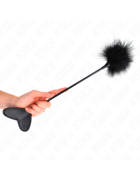 KINK - TICKLE FEATHERS WITH HEART PADDLE 31 CM
