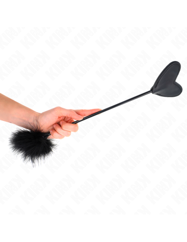 KINK - TICKLE FEATHERS WITH HEART PADDLE 31 CM
