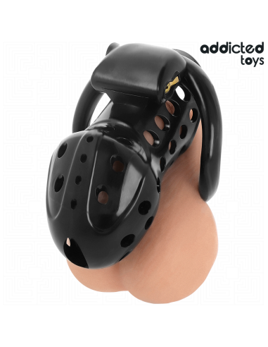 ADDICTED TOYS LOCKED - CHAINED HOLLOW PENIS CAGE 10.5 CM
