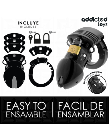 ADDICTED TOYS LOCKED - SKAISTYBĖS GYLIO VARPOS NARVAS 7,5 CM
