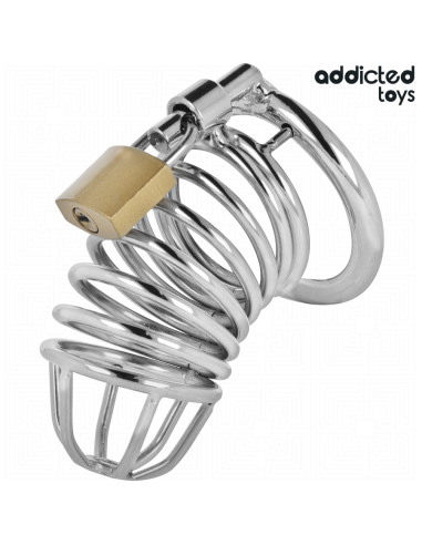 ADDICTED TOYS LOCKED - METALINIS GELEŽIES LĄSTELIŲ VARPOS NARVAS 4 CM DYDIS S