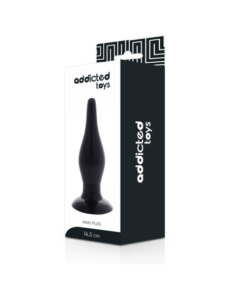 ADDICTED TOYS - ANALINIS KAIŠTIS 14,5 CM JUODAS
