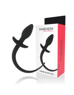 DARKNESS - ANAL PLUG 28 CM BLACK SILICONE