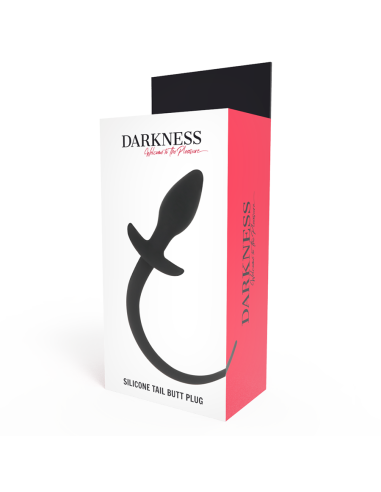 DARKNESS - ANALINIS KAIŠTELIS 28 CM JUODAS SILIKONINIS