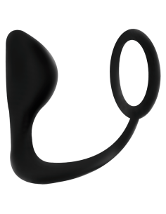 ADDICTED TOYS - ANAL PLUG WITH BLACK PENIS RING