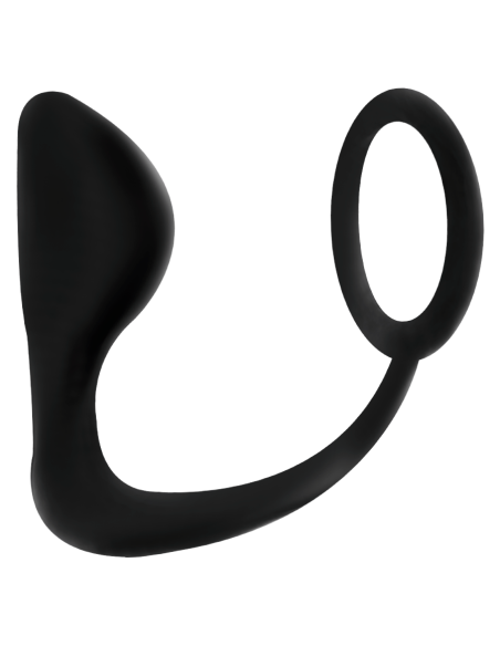 ADDICTED TOYS - ANAL PLUG WITH BLACK PENIS RING