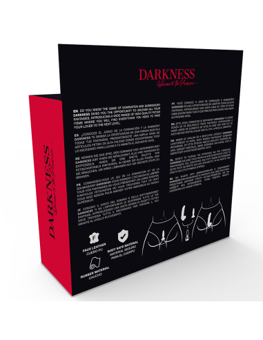 DARKNESS - PANTIES WITH PLUG AND INTERCHANGEABLE DILDO