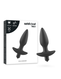ADDICTED TOYS - MASSAGER PLUG ANAL WITH VIBRATION BLACK 2
