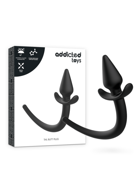 ADDICTED TOYS - ŠUNIUKO ANALINIS KAMŠTELIS IŠ SILIKONIO
