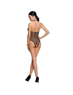 PASSION - WOMAN BS087 BLACK BODYSTOCKING ONE SIZE 2