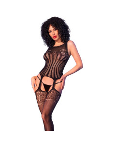 CHILIROSE - CR 4855 KNIGHT STOCKING BLACK S-L