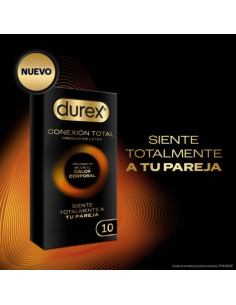 DUREX - TOTAL CONNECTION ULTRA FINE PLUS be latekso, 10 vienetų 2