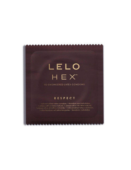 LELO HEX PREZERVATYVAI RESPECT XL, 36 vnt. pakuotėje