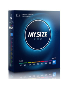 MANO DYDIS - PROFESIONALŪS PREZERVATYVAI 72 MM 3 VNT.