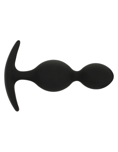 BLACKandSILVER - ORSON silikoninis analinis kamštelis, 2 bangos, 9 cm