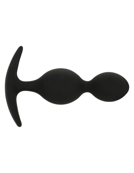 BLACKandSILVER - ORSON PLUG SILICONE 2 ANAL WAVES 9 CM