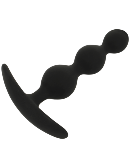 BLACKandSILVER - RUPERT analinio kamuoliuko grandinėlė 10 CM