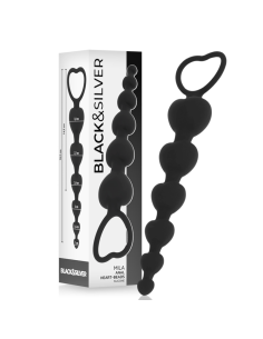 BLACKandSILVER - MILA ANALINĖ ŠIRDELIŲ GRANDINĖ 18 CM 2