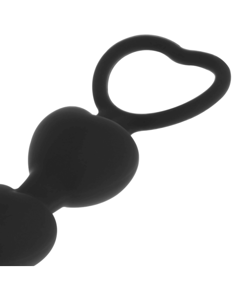 BLACKandSILVER - MILA ANALINĖ ŠIRDELIŲ GRANDINĖ 18 CM