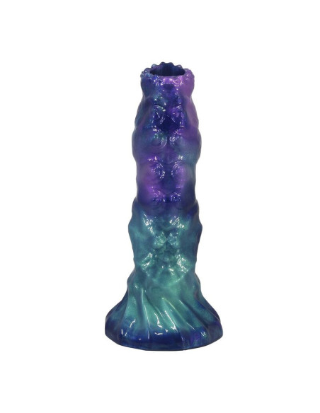 POWER MONSTERS - DUSKWALKER SENTINEL TRICOLOR INFLATABLE FANTASY SILICONE DILDO 23 CM Ø 5 CM