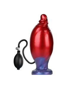 POWER MONSTERS - SHADOW BEHEMOTH BICOLOR INFLATABLE FANTASY SILICONE DILDO 22 CM Ø 5 CM