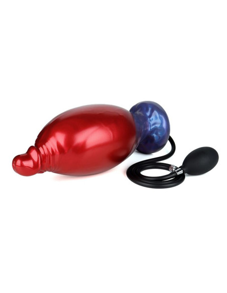 POWER MONSTERS - SHADOW BEHEMOTH BICOLOR INFLATABLE FANTASY SILICONE DILDO 22 CM Ø 5 CM