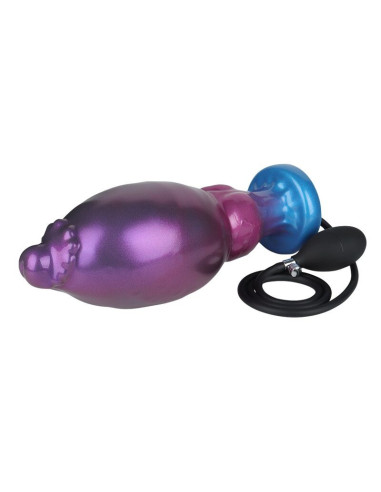 POWER MONSTERS - RIFT TITAN BICOLOR INFLATABLE FANTASY SILICONE DILDO 24 CM Ø 5 CM
