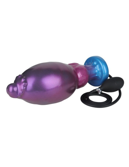 POWER MONSTERS - RIFT TITAN BICOLOR INFLATABLE FANTASY SILICONE DILDO 24 CM Ø 5 CM