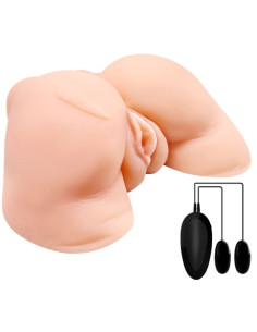CRAZY BULL - VAGINA AND ANUS WITH REALISTIC MESH WITH VIBRATION 2