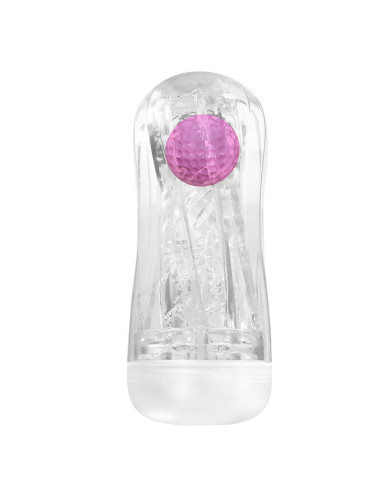 PRETTY LOVE - 360º TEXTURED MASTURBATION CUP CLEAR