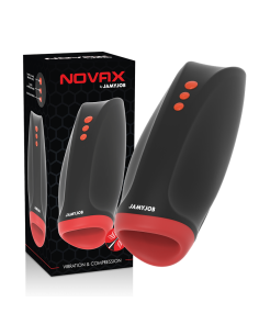 JAMYJOB - NOVAX MASTURBATOR WITH VIBRATION AND COMPRESSION 2
