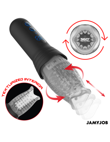 JAMYJOB - SPINJOB 2.0 MASTURBATOR WITH THRUSTING AND ROTATION