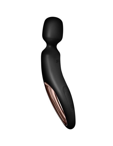 SATISFYER – vibruojantis masažuoklis „WAND ERLAND“, juodas