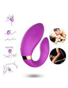 ARMONY - PUSĖMENIO VIBRATORIUS POROMS SU NUOTOLINIU VALDYMU, VIOLETINIS 2