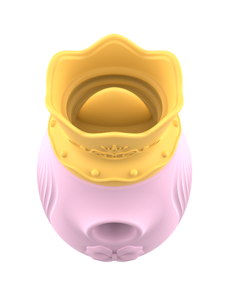 INTENSE - CLITORIS STIMULATOR 10 SUCTION AND LICKING MODES - PINK