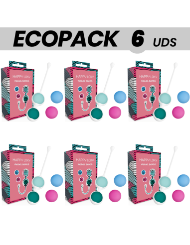 ECOPACK 6 VIENETAI - HAPPY LOKY KEGEL KAROLIUKAI DUBENSO DANGOS REMONTO TRENIRUOČIAMS