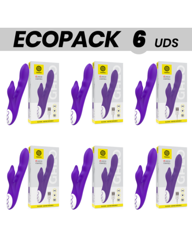 ECOPACK 6 VIENETAI - GALATEA GALO ALYVINĖS SPALVOS VIBRATORIUS, SUDERINAMAS SU WATCHME BELAIDE TECHNOLOGIJA
