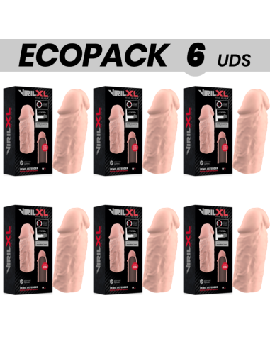 ECOPACK 6 VIENETAI - VIRILXL SKYSTO SILIKONINIO V3 NATŪRALUS VARPOS PLĖVINIMAS