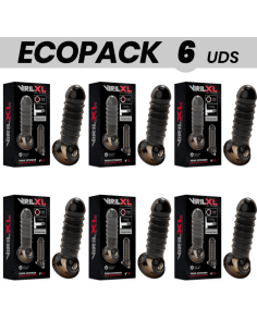 ECOPACK 6 VIENETAI - VIRILXL VARPOS ILGINIMO ĮRANGA IR ĮMAUTĖ V15 JUODAS