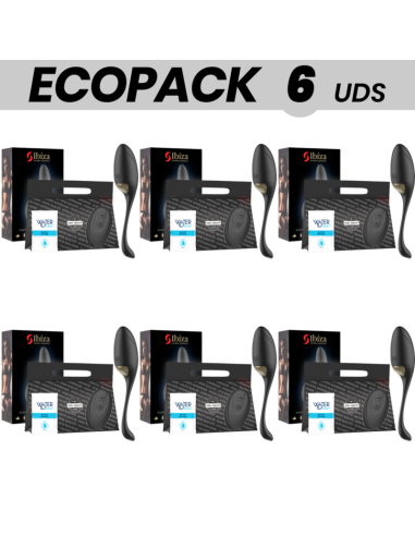 ECOPACK 6 UNITS - IBIZA REMOTE CONTROL EGG VIBRATOR