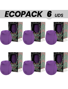 ECOPACK 6 VIENETAI - MIA ROSE KLITORIO SUCTION WAVES RIBOTAS LEIDIMAS - VIOLETINĖ