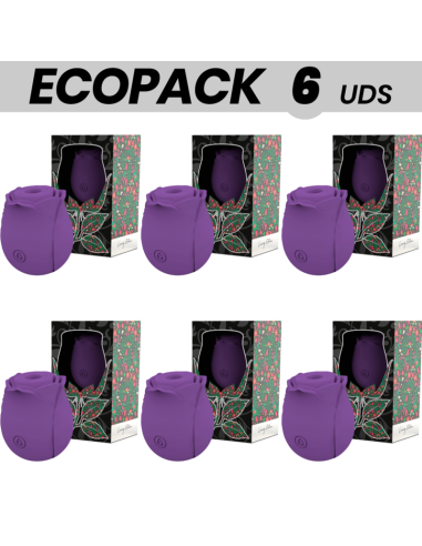 ECOPACK 6 UNITS - MIA ROSE CLITORIS SUCTION WAVES LIMITED EDITION - PURPLE