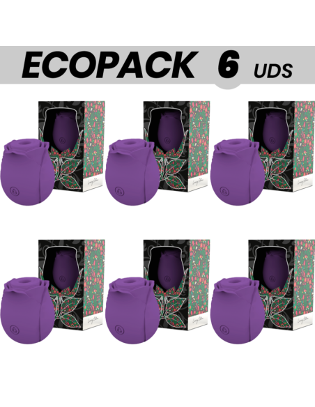 ECOPACK 6 UNITS - MIA ROSE CLITORIS SUCTION WAVES LIMITED EDITION - PURPLE