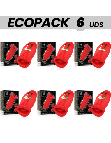 ECOPACK 6 UNITS - MIA SICILIA DOUBLE PLEASURE VIBRATING BITING
