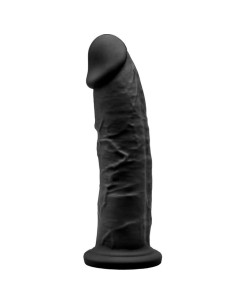 SILEXD - 2 MODELIO REALISTINIS PREMIUM SILEXPAN SILICONE BLACK 19 CM